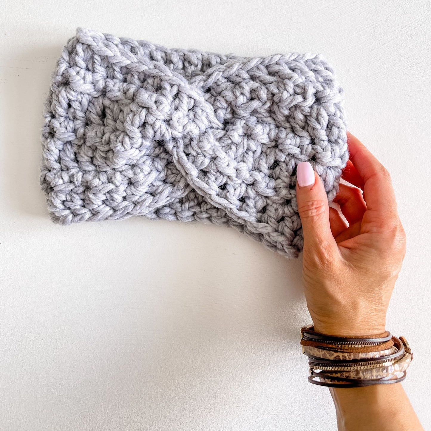 CROCHET PATTERN/ Glacier Twist Headband