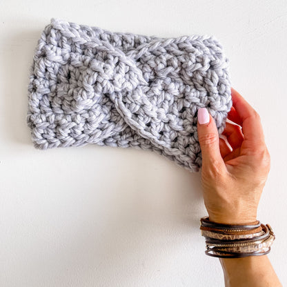 CROCHET PATTERN/ Glacier Twist Headband