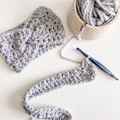 CROCHET PATTERN/ Glacier Twist Headband