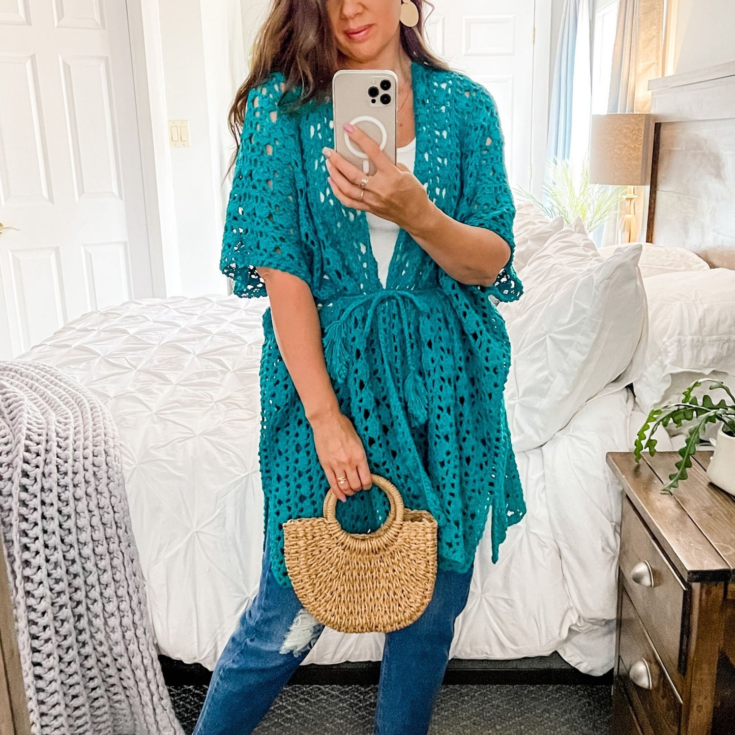 CROCHET PATTERN & VIDEO / Pdf digital download, Crochet Beach Coverup , Crochet Lace Cardigan, sizes xs-5x, beachwear, crochet lace, kimono