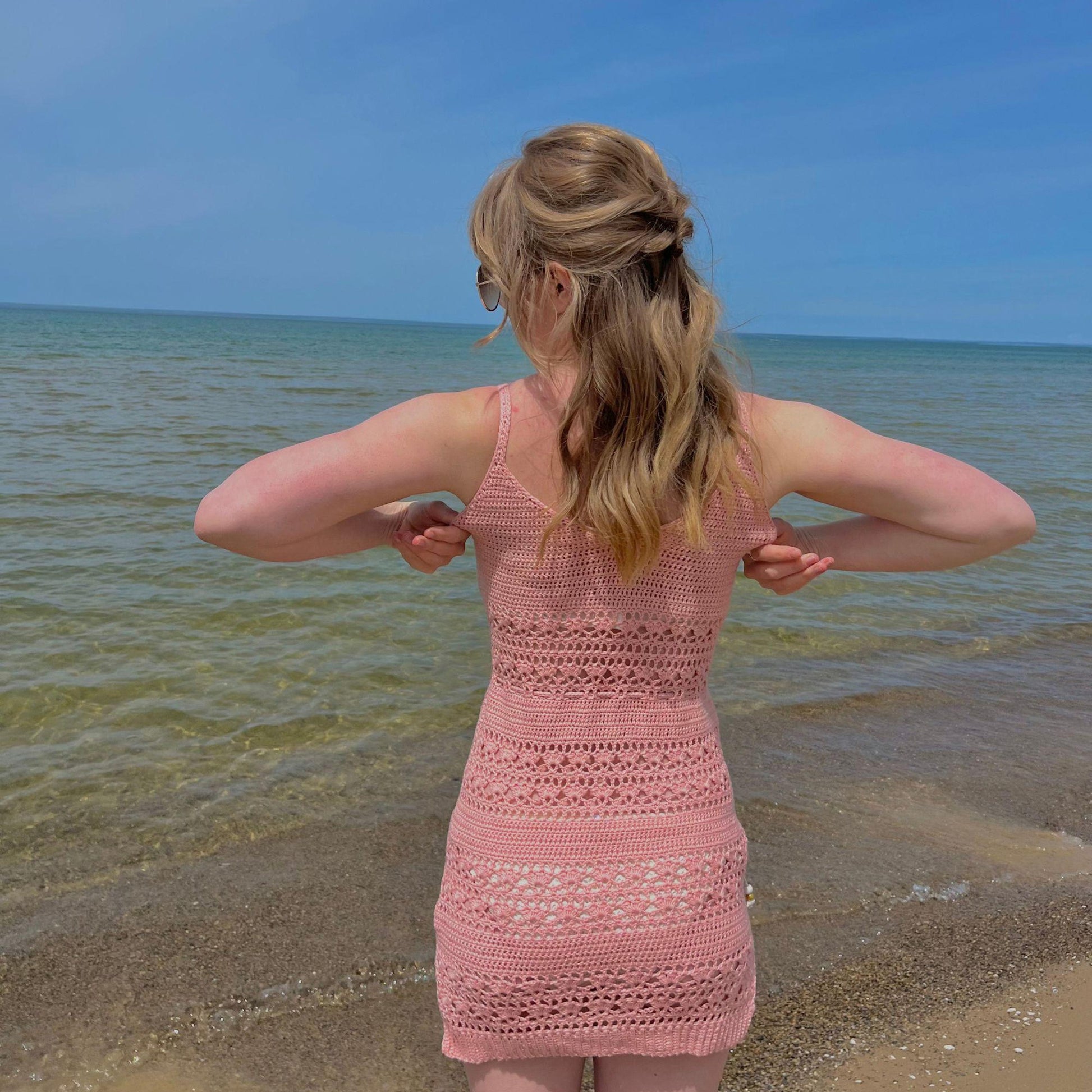 CROCHET PATTERN & VIDEO/ Caribbean Cocktail Coverup Pattern, Crochet Beach Coverup, Women's Summer Crochet Pattern, Sizes Xs-5X, Pdf Pattern