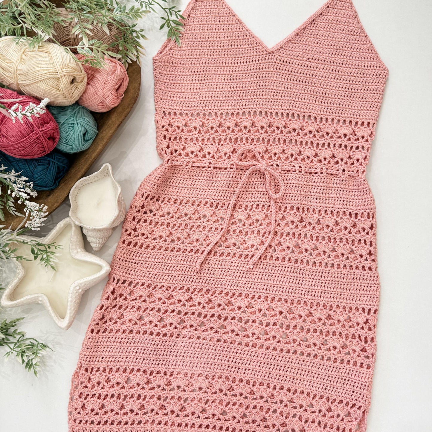 CROCHET PATTERN & VIDEO/ Caribbean Cocktail Coverup Pattern, Crochet Beach Coverup, Women's Summer Crochet Pattern, Sizes Xs-5X, Pdf Pattern