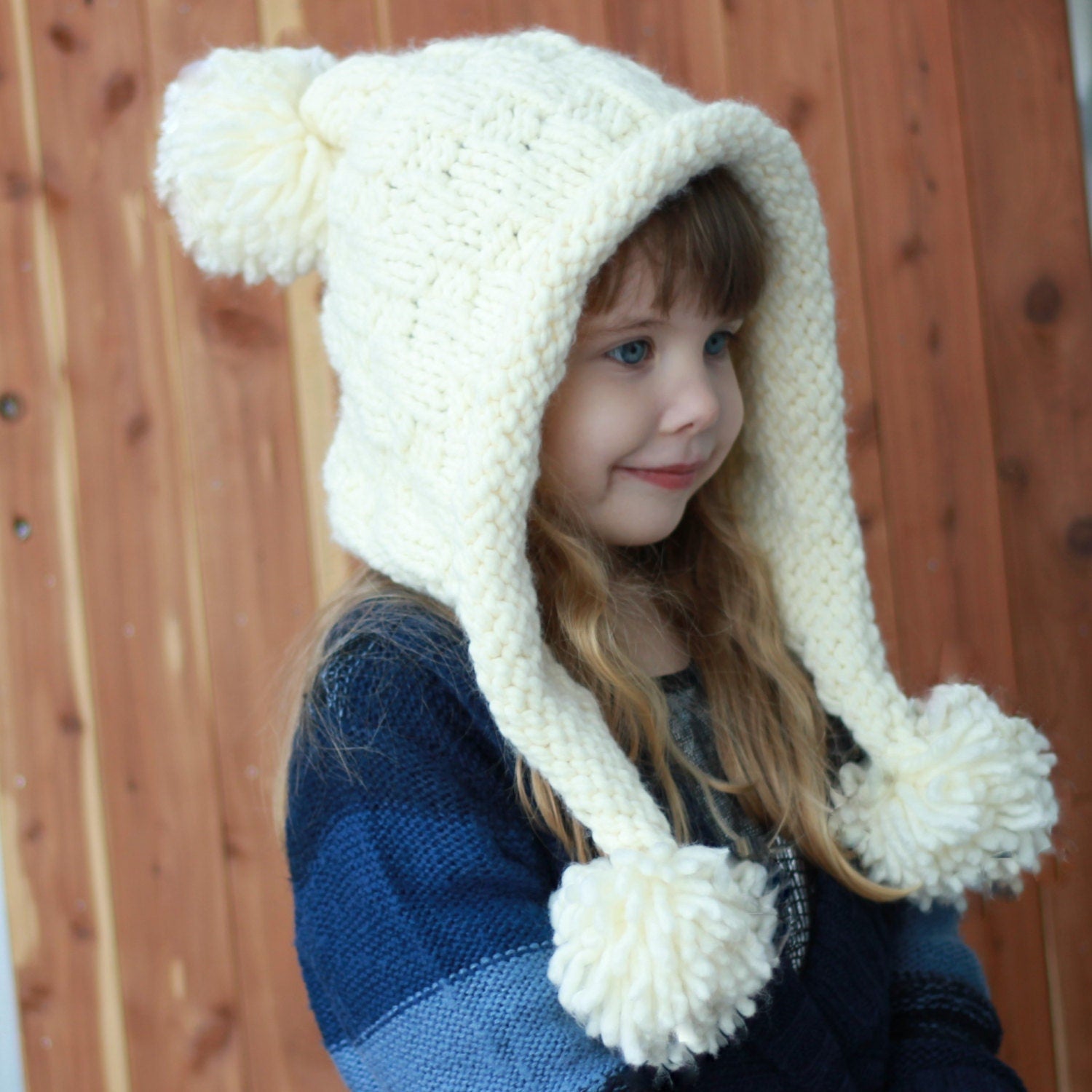BRAELYNN Pixie Hat Knitting Pattern | Earflap Winter Hat | PDF Download - Hakel Liebe