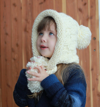 BRAELYNN Pixie Hat Knitting Pattern | Earflap Winter Hat | PDF Download - Hakel Liebe