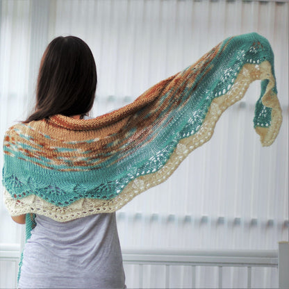 IDA Lace Shawl Knitting Pattern | Center-Out, Any Yarn Weight | PDF - Hakel Liebe